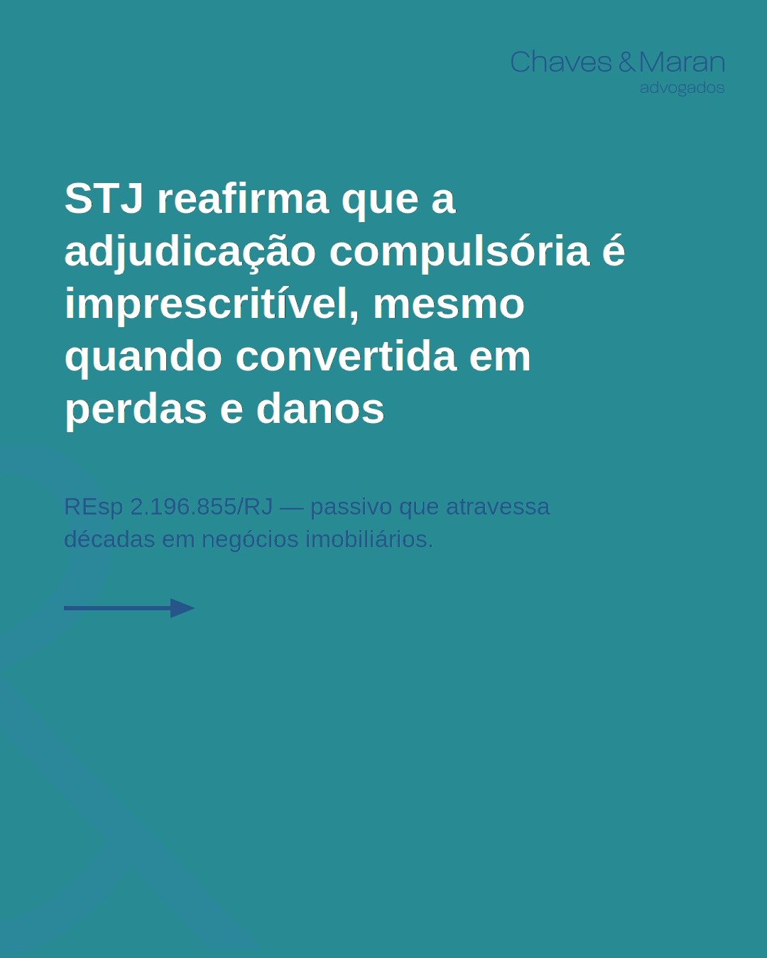 STJ reafirma que a adjudicação compulsória é imprescritível, mesmo quando convertida em perdas e danos