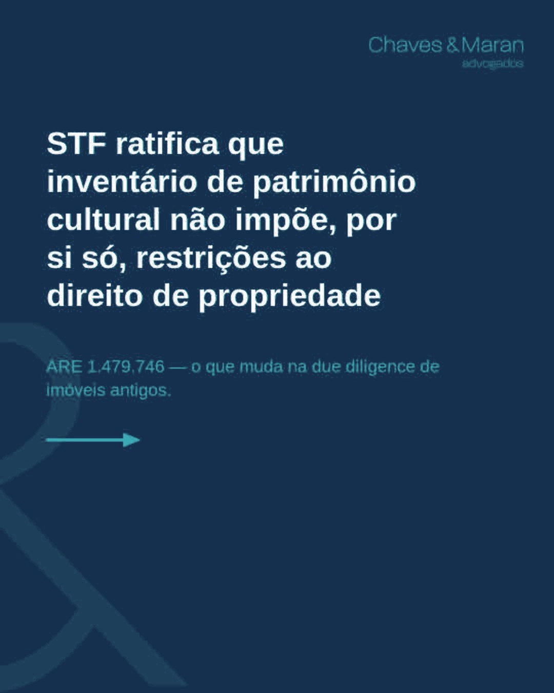 STF ratifica que inventário de patrimônio cultural não impõe, por si só, restrições ao direito de propriedade